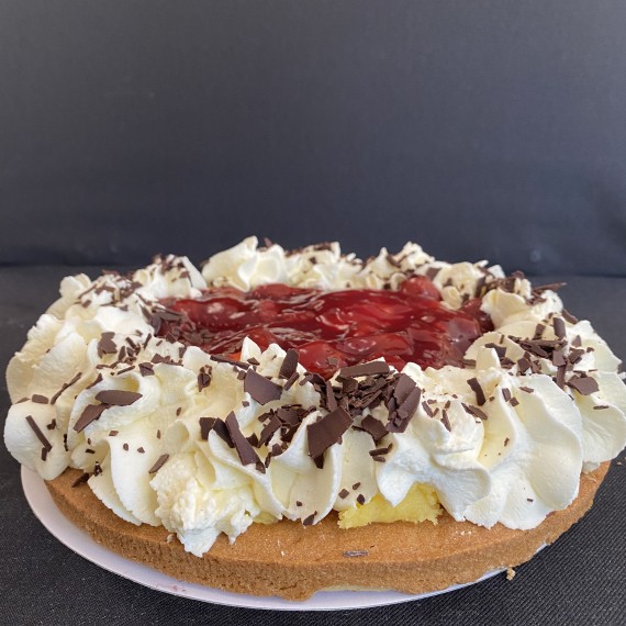 Fruitvlaai aardbei