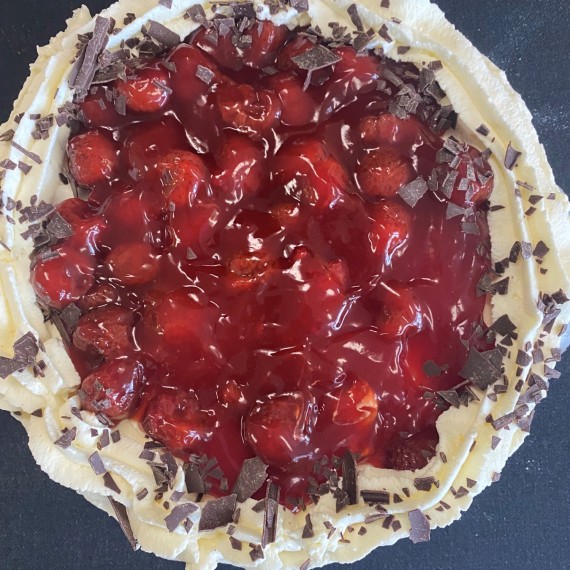Monchoutaart aardbei